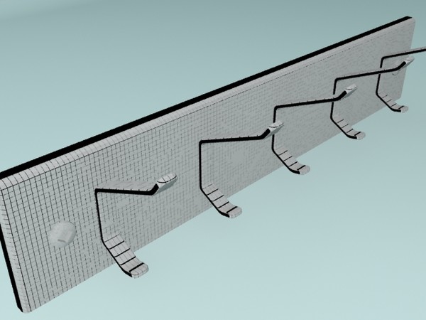 3ds max coat rack hall - Coat Rack by christiano247